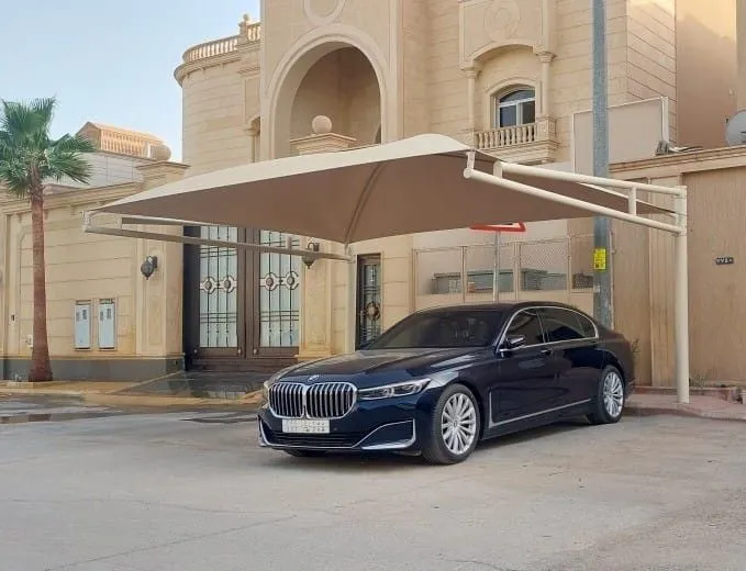 تركيب مظلات سيارات مقص ومداخل المنازل حي العروبه بالرياض 