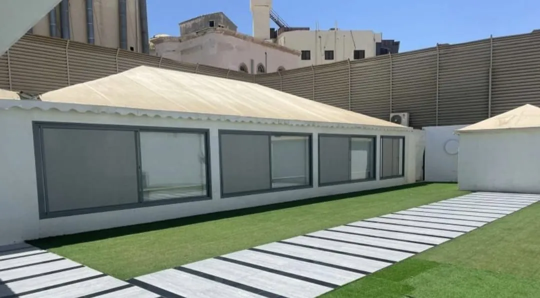 اشكال حديثه لتركيب خيام بيوت شعر في حي الدرعية 