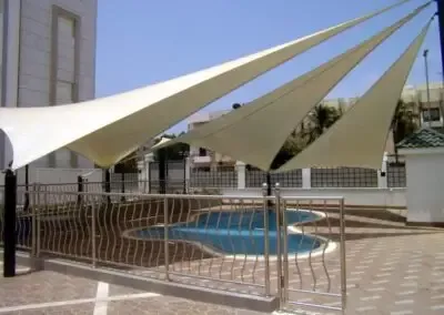 افضل تركيب مظلات مسابح حي الخليج بالرياض 