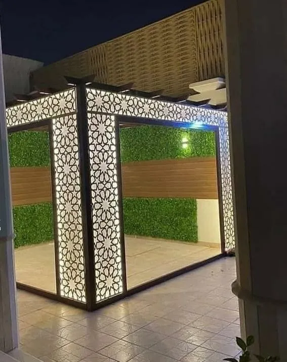 اجمل تركيب برجولات حديثة في حي الملقابالرياض