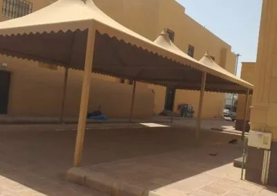 احدث تركيب مظلات أحواش حديثة لمنازل حي الملقا بالرياض 