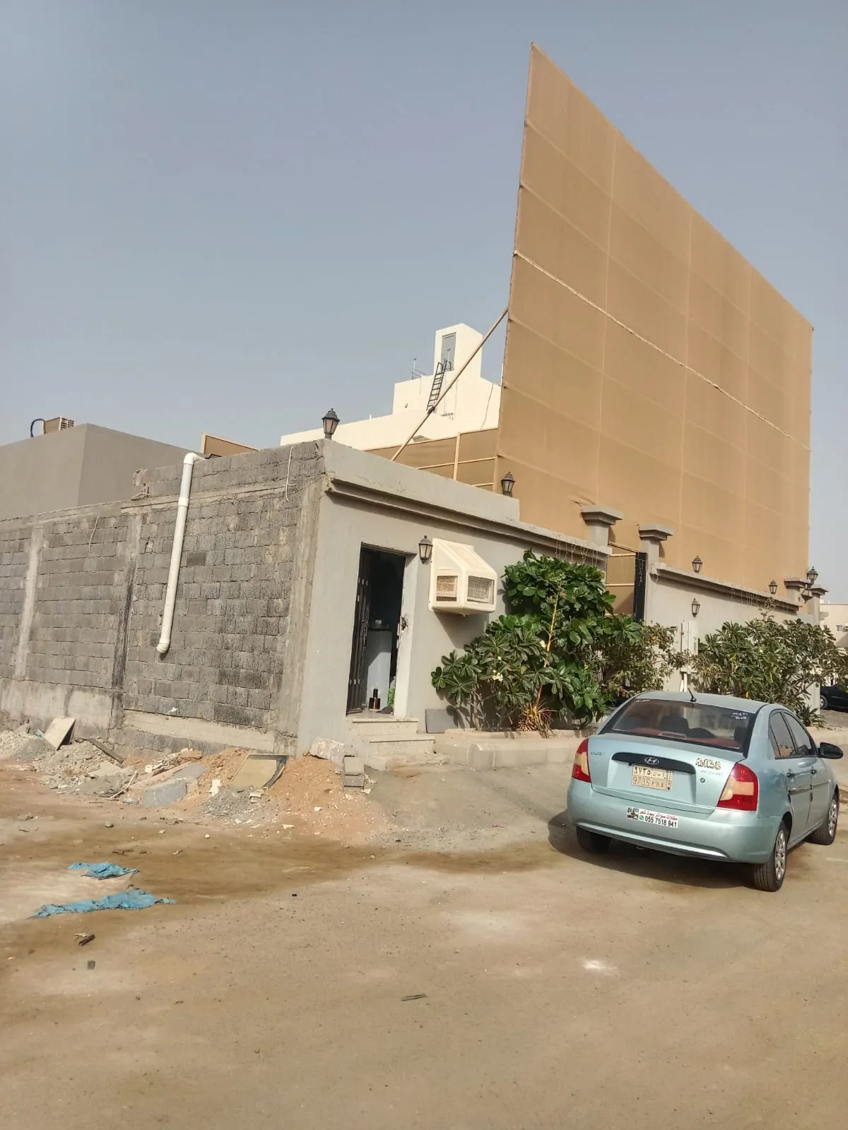 تركيب سواتر الأحواش حي الصحافة بالرياض 