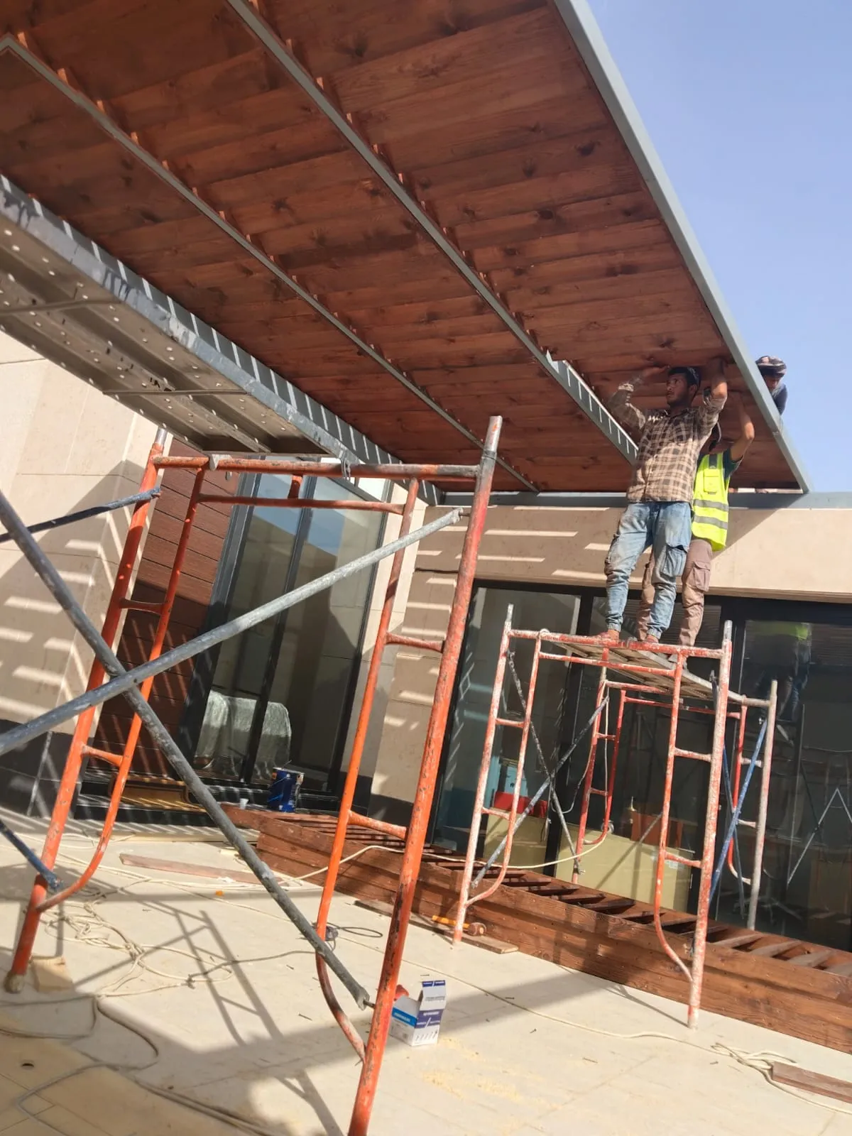 مظلات مداخل حي الملز بالرياض خصم 10%
