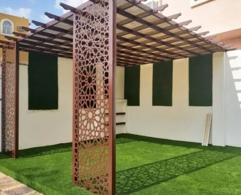احدث تركيب برجولات الرياض 2025
