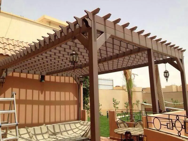 احدث تركيب برجولات الرياض 2025