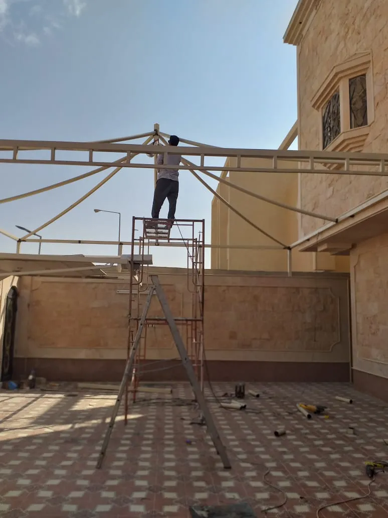تركيب مظلات خارجية للمنازل حي الصحافه
