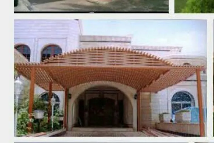 مظلات مداخل الفلل والمنازل حي العارض بالرياض