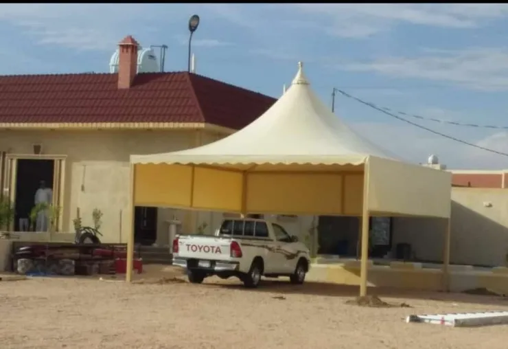 مظلات مداخل الفلل والمنازل حي العارض بالرياض
