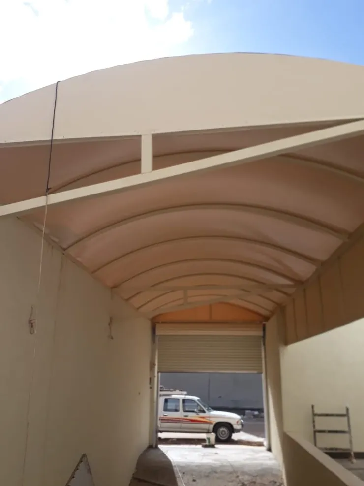 مظلات مداخل الفلل والمنازل حي العارض بالرياض