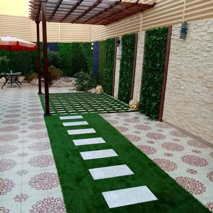 تركيب عشب صناعي في حوش منزلك حي الصحافة بالرياض 