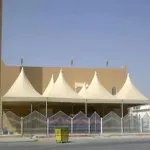 تركيب مظلات المساجد والمشاريع في حي النسيم الغربي بالرياض 