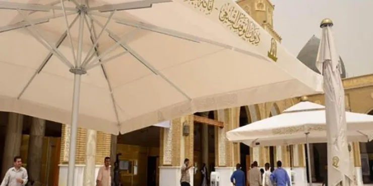 تركيب مظلات المساجد والمشاريع في حي النسيم الغربي بالرياض 