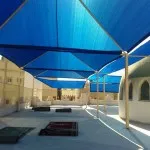 تركيب مظلات المساجد والمشاريع في حي النسيم الغربي بالرياض 