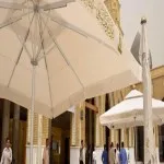 تركيب مظلات المساجد والمشاريع في حي النسيم الغربي بالرياض 