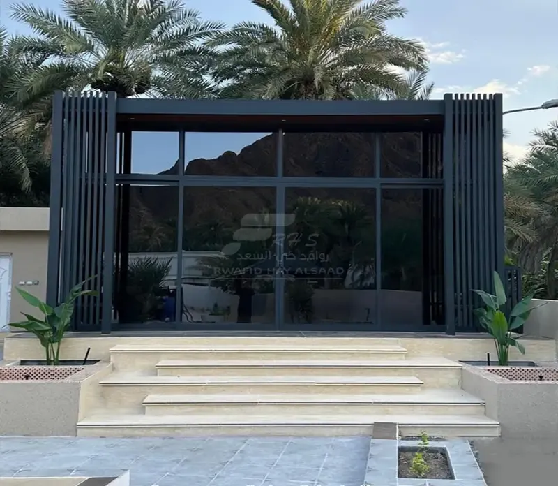بناءمجالس خارجية لاستقبال الضيوف حي المعذر بالرياض 