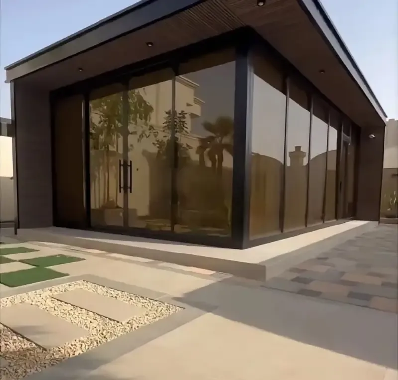 بناءمجالس خارجية لاستقبال الضيوف حي المعذر بالرياض 