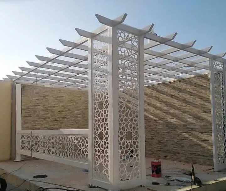 تركيب جلسات الأحواش الخارجية حي المرسلات 