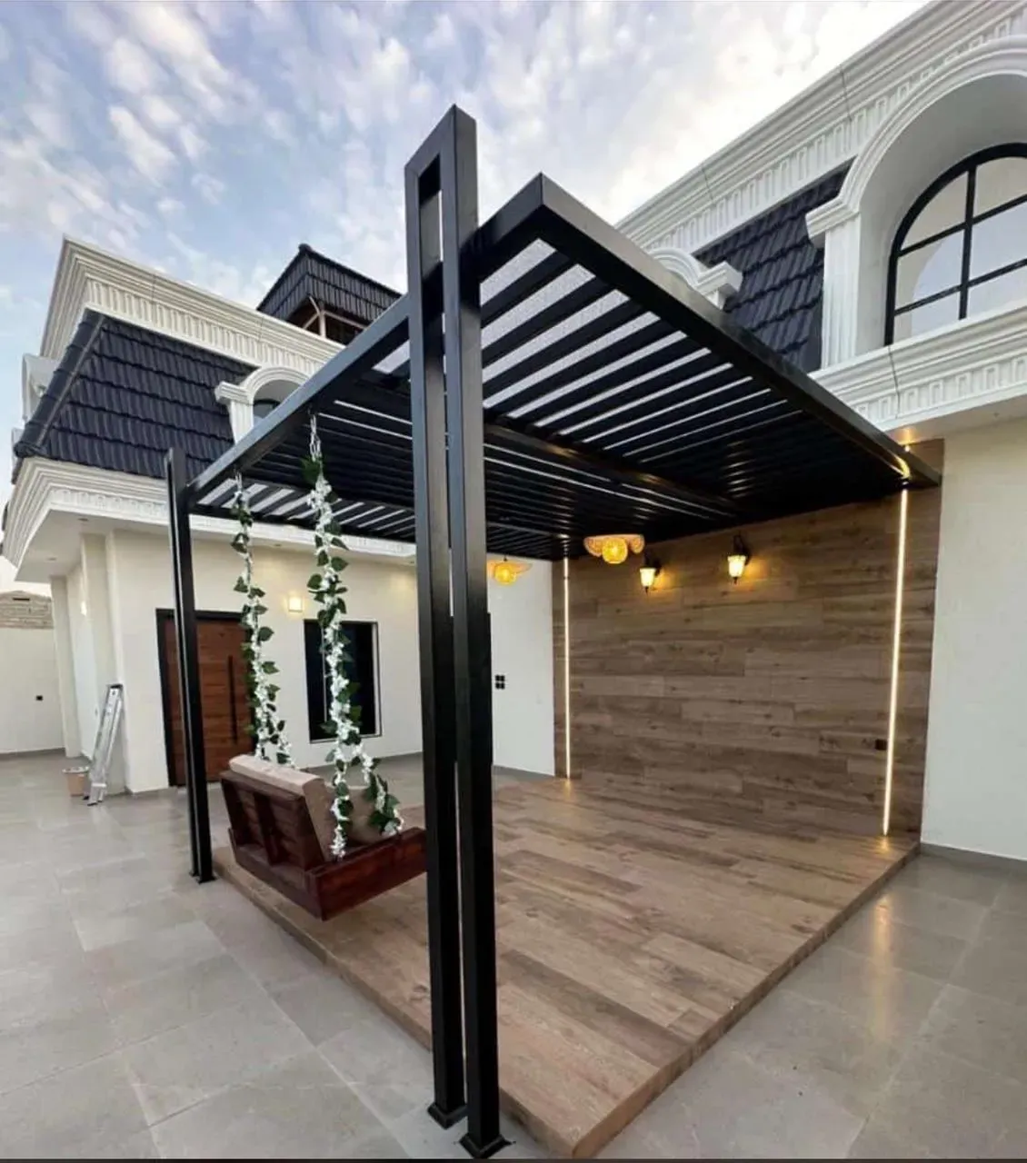 أحدث صيحات البرجولات والمظلات لعام 2026في الرياض