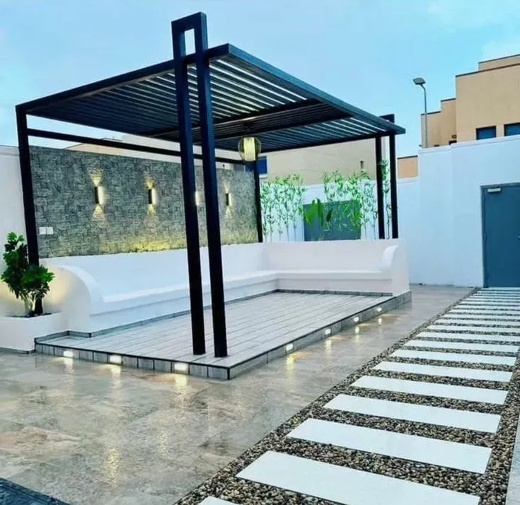 أحدث صيحات البرجولات والمظلات لعام 2026في الرياض