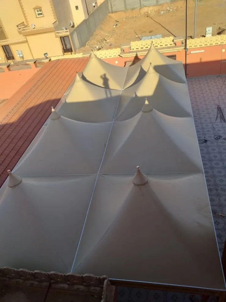 افضل تركيب مظلات هرمية حديثة لعام 2026في حي التخصصي 