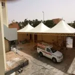 افضل تركيب مظلات هرمية حديثة لعام 2026في حي التخصصي 