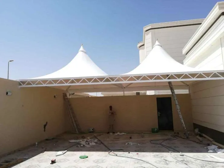 افضل تركيب مظلات هرمية حديثة لعام 2026في حي التخصصي 