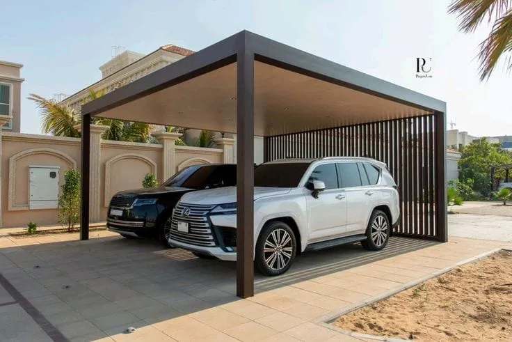 افضل تركيب مجالس زجاجية جاهزة ومظلات سيارات حي النخيل 