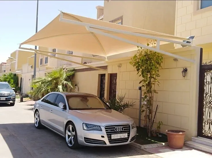 افضل تركيب مجالس زجاجية جاهزة ومظلات سيارات حي النخيل 