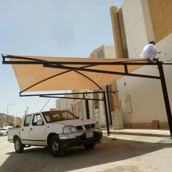 افضل تركيب مجالس زجاجية جاهزة ومظلات سيارات حي النخيل 