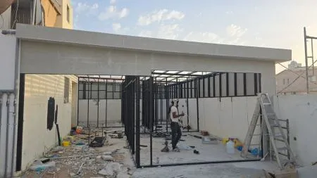 تصميم ملحق خارجي صغيرفي حي التخصصي 