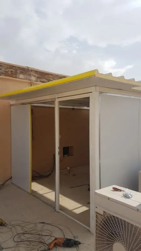 تصميم ملحق خارجي صغيرفي حي التخصصي 