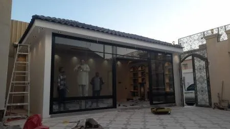 تصميم ملحق خارجي صغيرفي حي التخصصي 