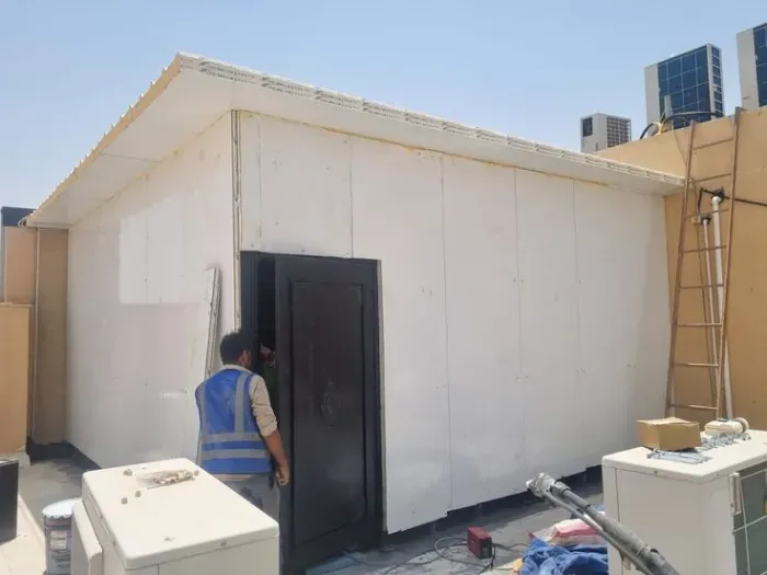 تصميم ملحق خارجي صغيرفي حي التخصصي 