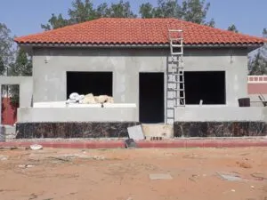 تصميم ملحق خارجي صغيرفي حي التخصصي 