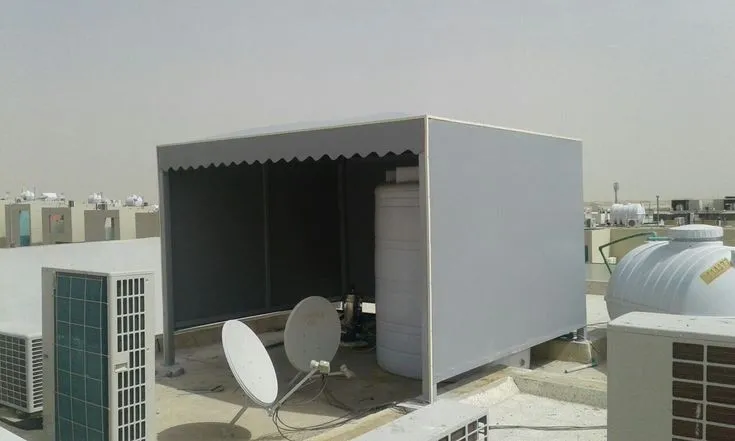 مظلات سحب يدوي ومظلات خزانات بالرياض :حلول تظليل عملية 