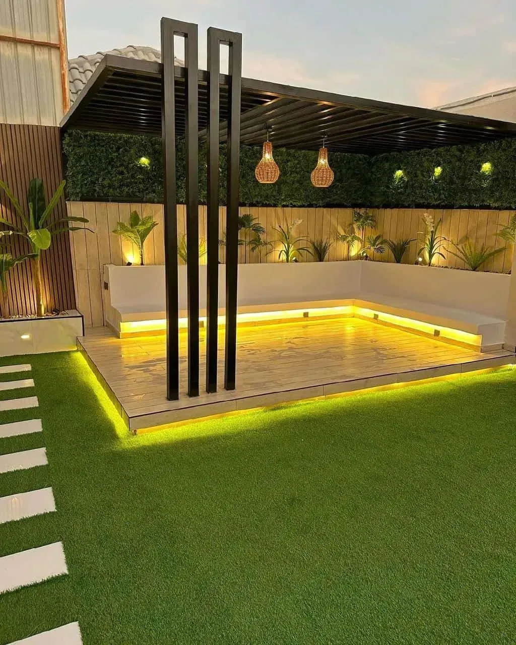 تكلفة تركيب برجولة أحواش بمساحة 20متر تقريبا حي الخليج 