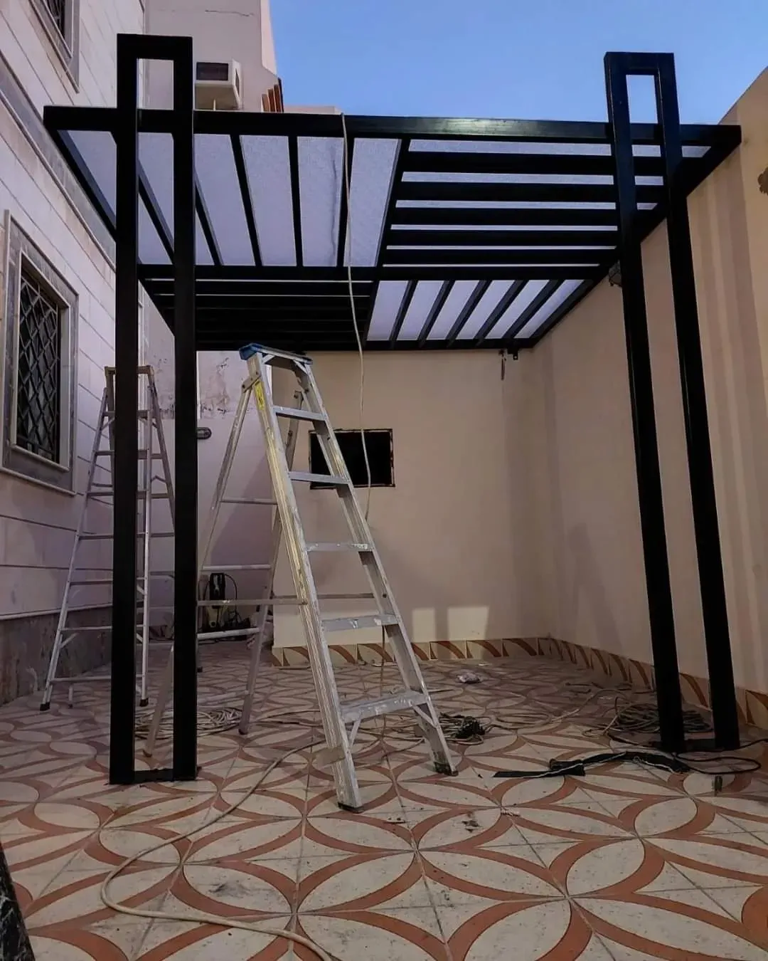 تكلفة تركيب برجولة أحواش بمساحة 20متر تقريبا حي الخليج 