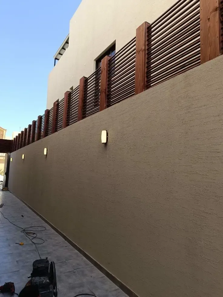 سواتر بديل الخشب: جمال الخشب ومتانة المستقبل حي النخيل