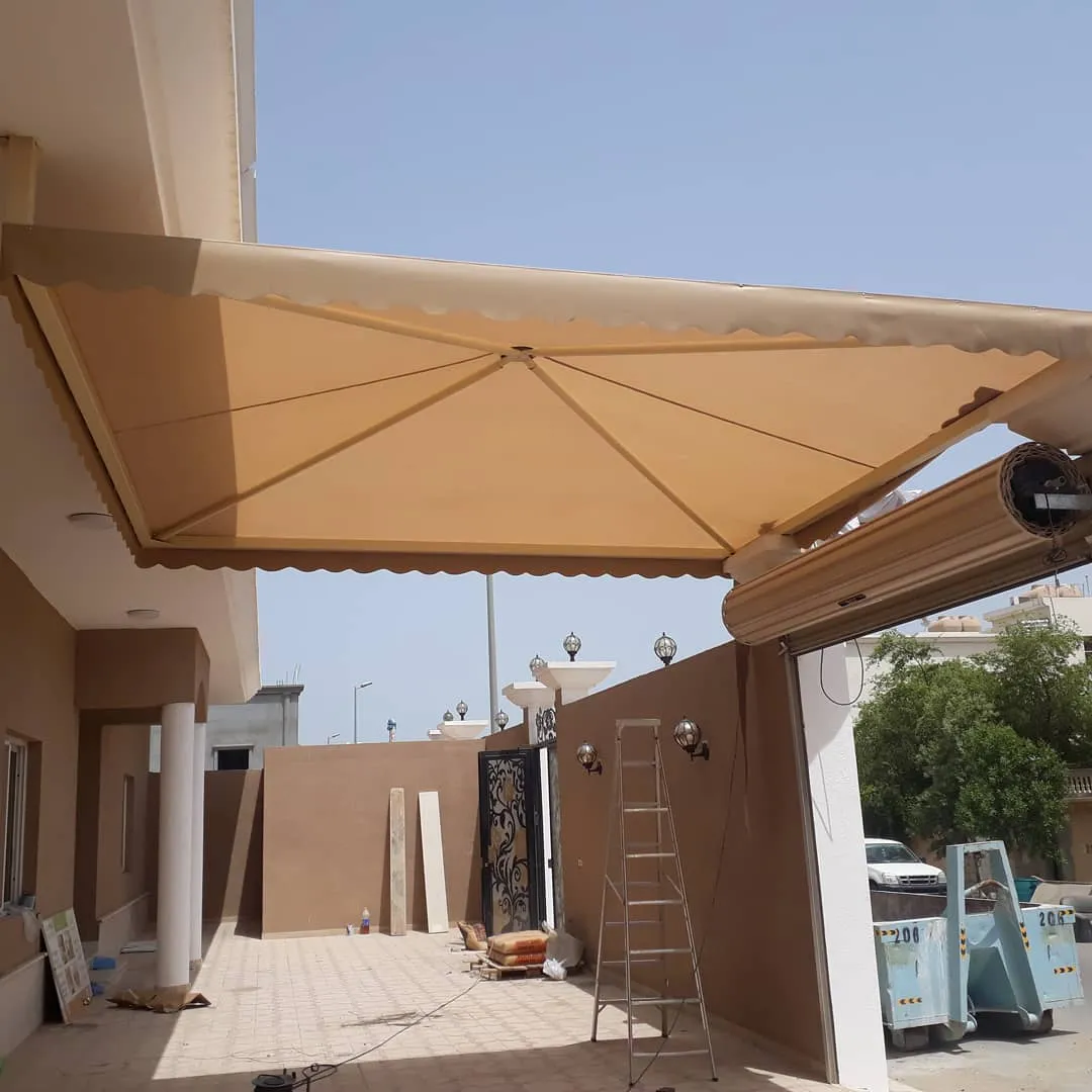 محداد مظلات جلسات خارجية وبرجولات حي التخصصي بالرياض