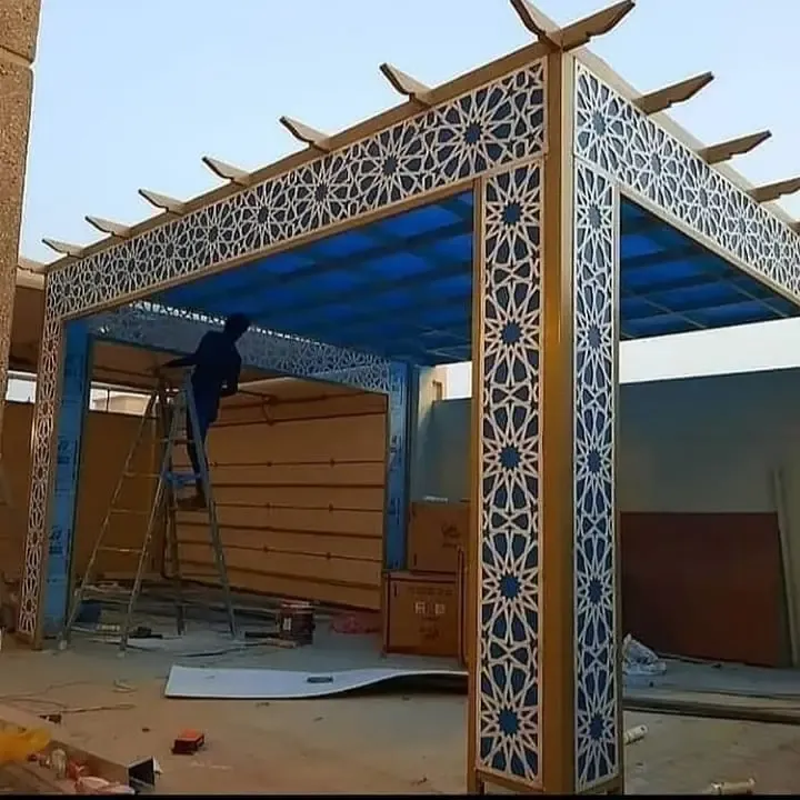 محداد مظلات جلسات خارجية وبرجولات حي التخصصي بالرياض