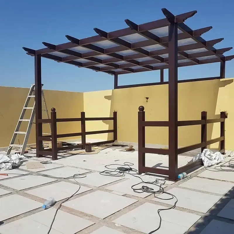 محداد مظلات جلسات خارجية وبرجولات حي التخصصي بالرياض