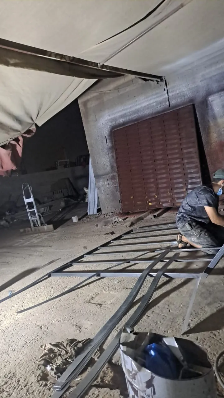 مظلات وسواتر الرياض حي الروضة 