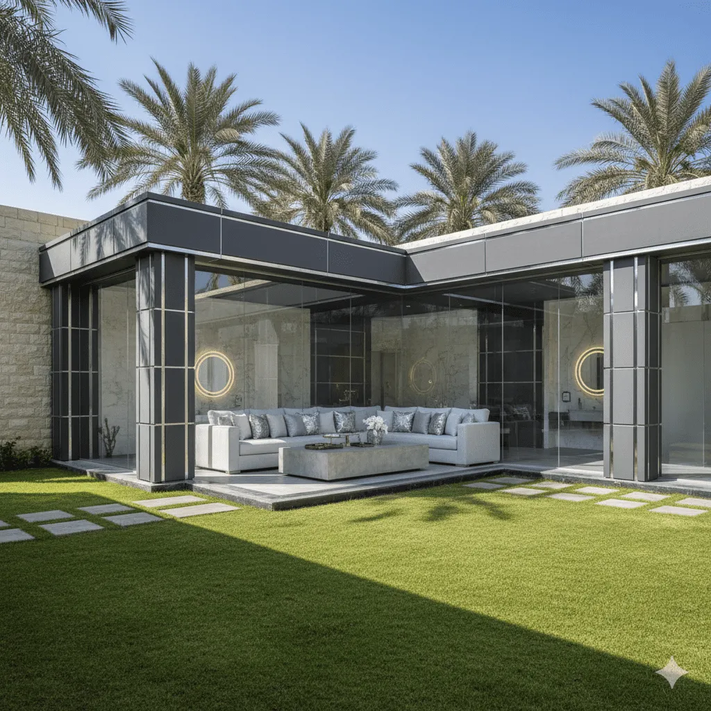 تركيب غرف ساندوتش بانل زجاجيةجاهزة في الخرج للمخازن والمنازل