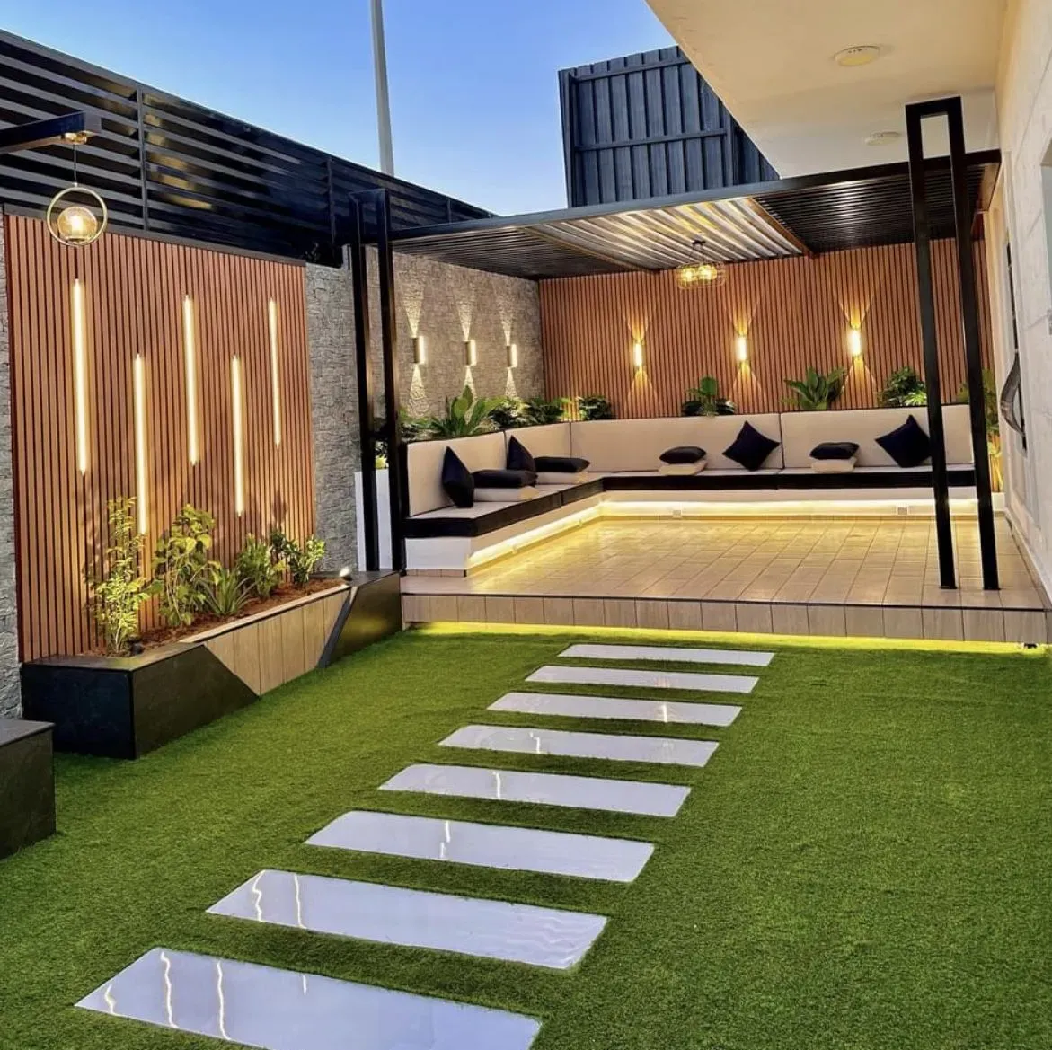 برجولات ديكور للمداخل حي المربع – تضيف ظلال أنيقة وبصمة فنية