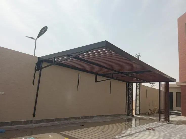 برجولات ديكور للمداخل حي المربع – تضيف ظلال أنيقة وبصمة فنية