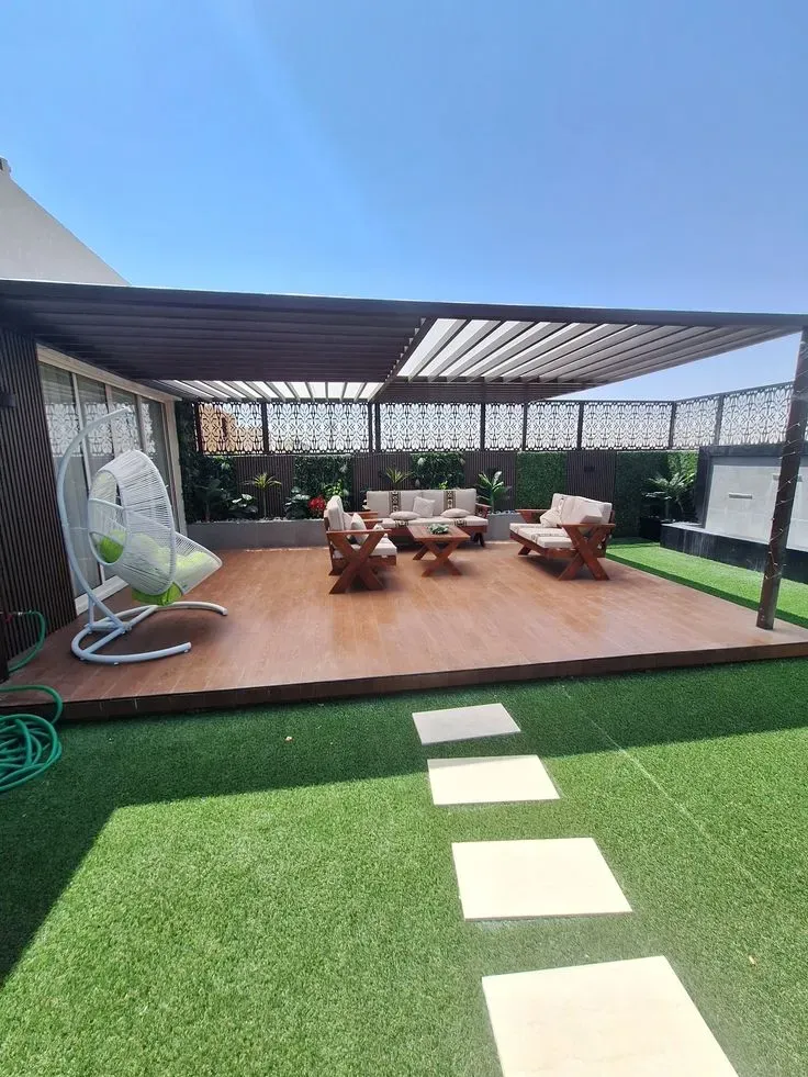 برجولات ديكور للمداخل حي المربع – تضيف ظلال أنيقة وبصمة فنية