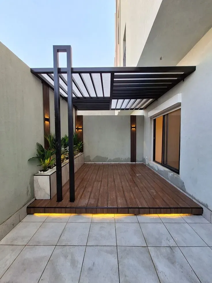 برجولات ديكور للمداخل حي المربع – تضيف ظلال أنيقة وبصمة فنية