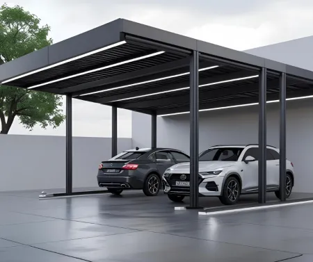 تركيب مظلات حي الياسمين لحل الأمثل لحماية المساحات المفتوحة