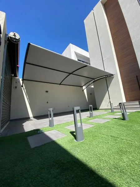 تركيب مظلات حي الياسمين لحل الأمثل لحماية المساحات المفتوحة