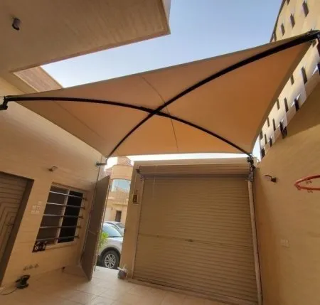 تركيب مظلات حي الياسمين لحل الأمثل لحماية المساحات المفتوحة